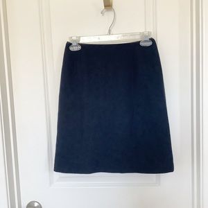 Gap Women's Black Lined Skirt Size 2 Back Zip